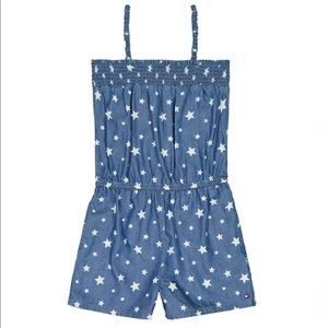 Tommy Hilfiger little girls Printed Star Romper
